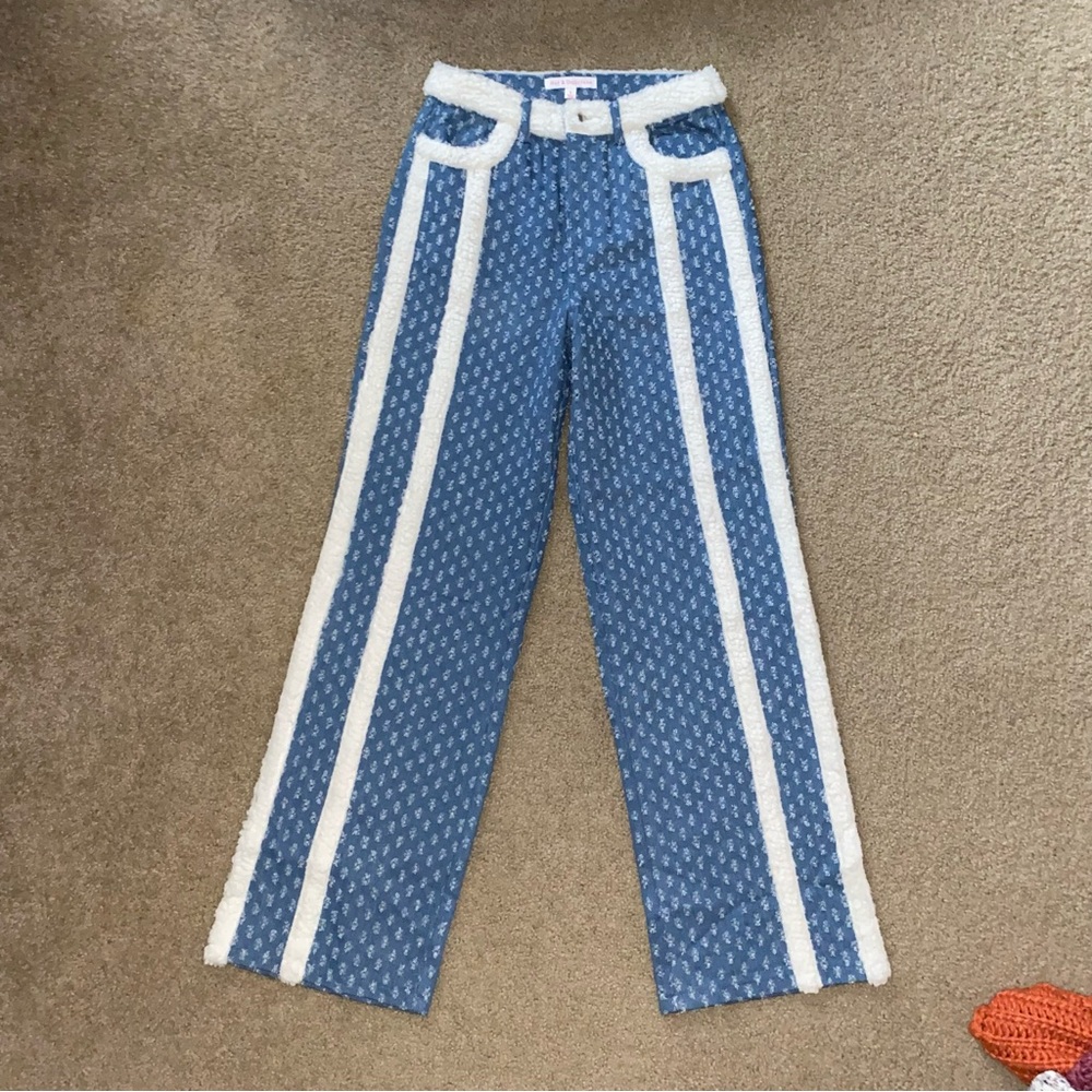 Sherpa Eyelet Pants 100% Cotton - Picture 5 of 6